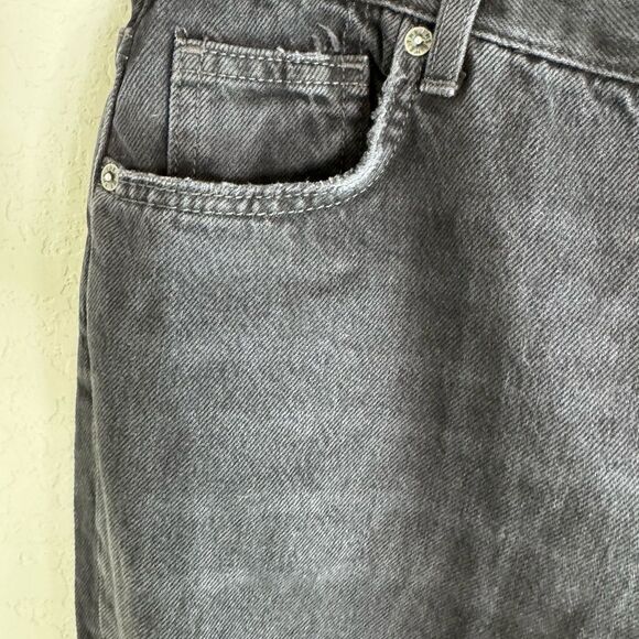 We The Free Maggie Mid Rise Jeans Washed Black Distressed Size 30 - Picture 4 of 9